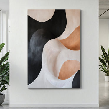 Abstract Wall Art Rolled Canvas Print - "Shifting Sands"