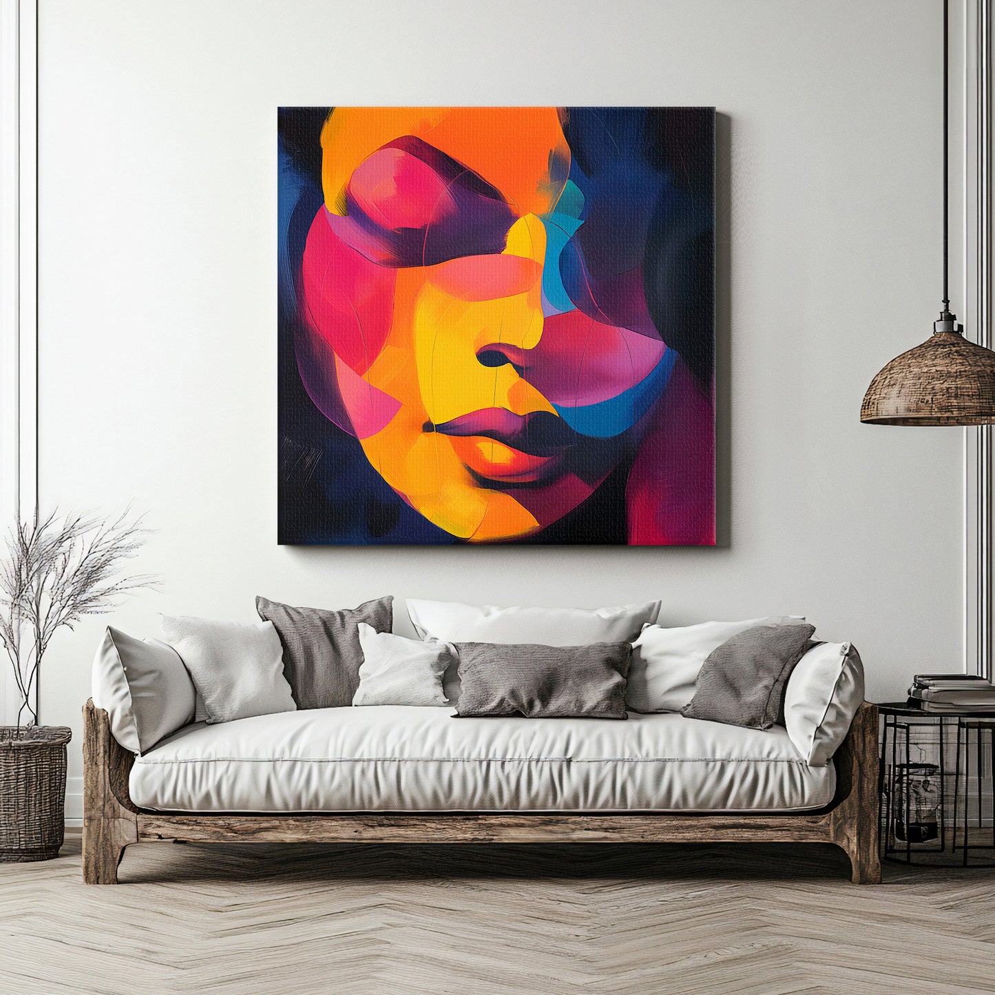Abstract Portrait Art Digital Download - "Aurora Persona"