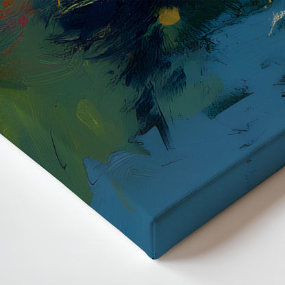 Abstract Wall Art  Stretched Canvas Print - "Midday Tempest"
