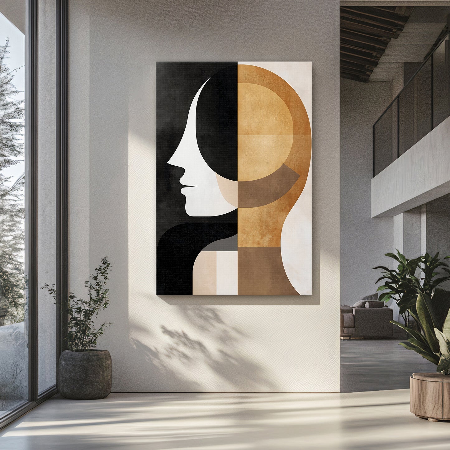 Modern Abstract Art Digital Download - "Symmetry of Self"