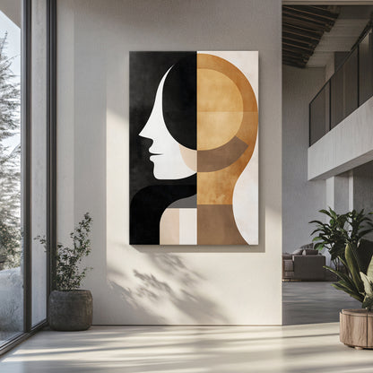 Modern Abstract Art Digital Download - "Symmetry of Self"