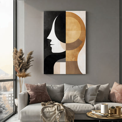 Modern Abstract Art Digital Download - "Symmetry of Self"