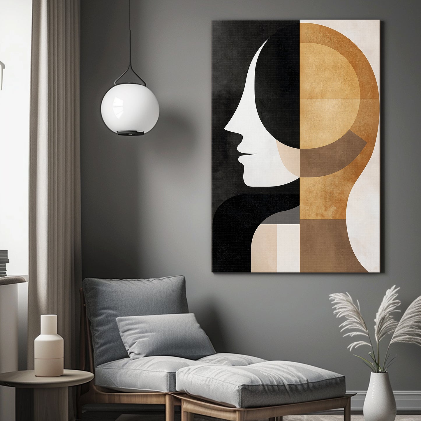 Modern Abstract Art Digital Download - "Symmetry of Self"