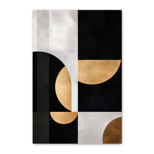 Abstract Wall Art Rolled Canvas - "Lunar Cadence"