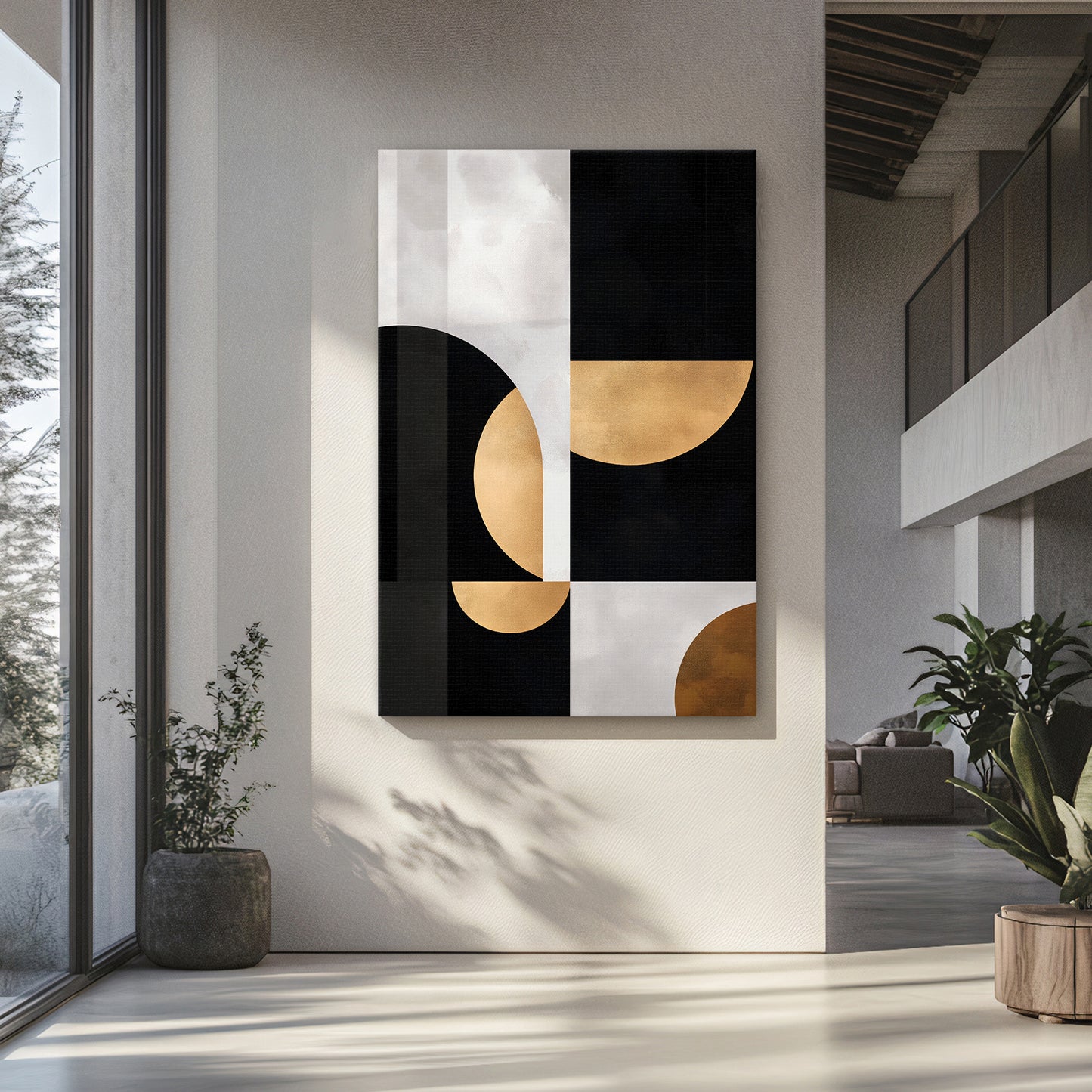Modern Abstract Wall Art Digital Download - "Lunar Cadence"