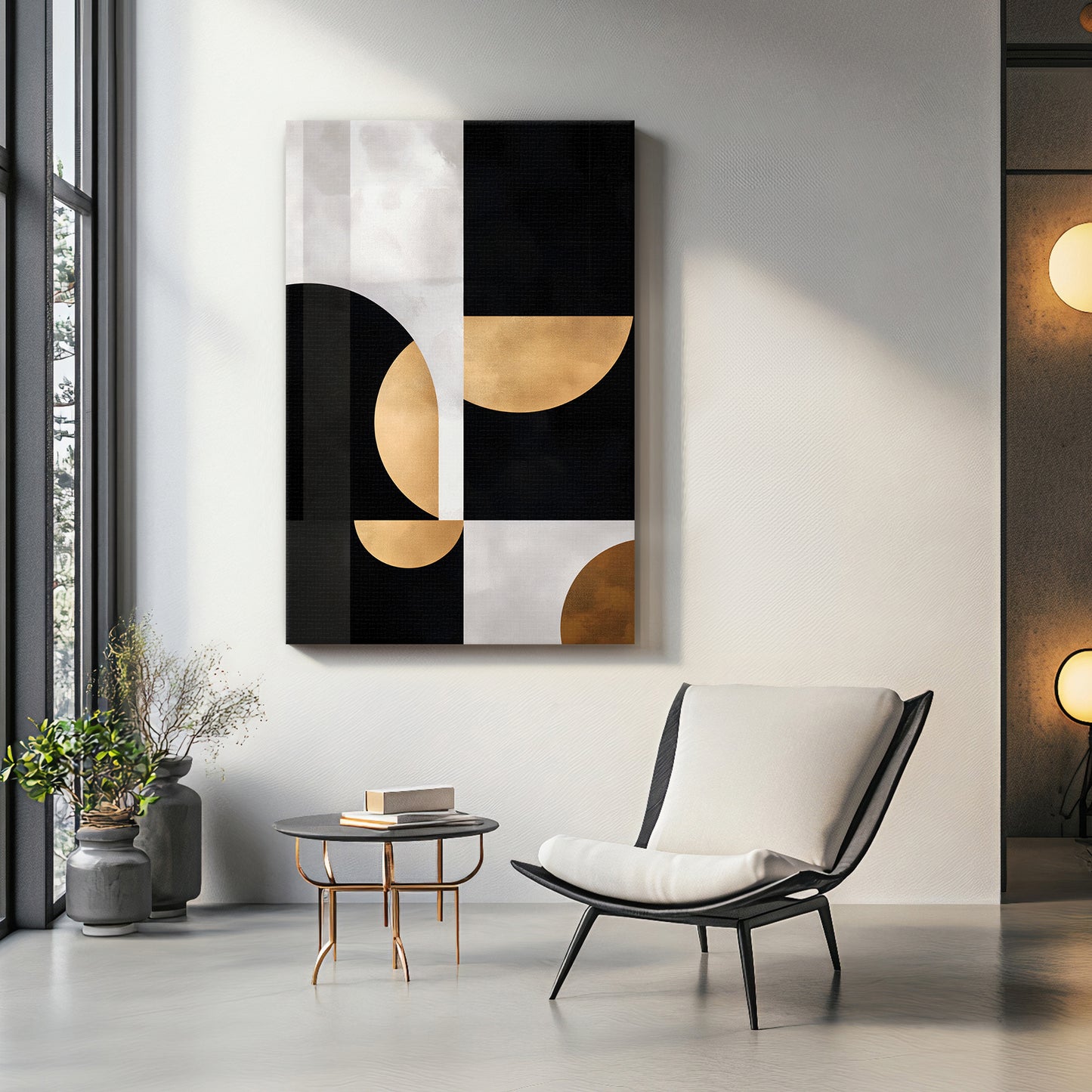 Modern Abstract Wall Art Digital Download - "Lunar Cadence"
