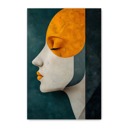 Abstract Wall Art Rolled Canvas - "Quiet Radiance"