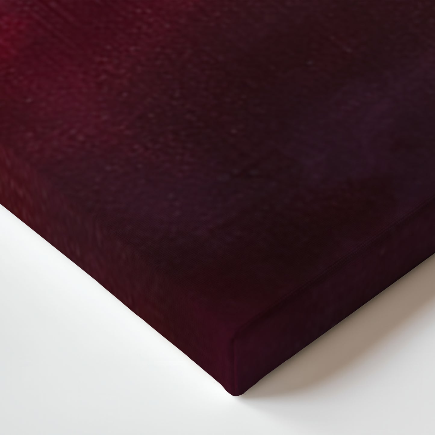 Abstract Minimalist Wall Art Stretched Canvas Print - "Crimson Veil"