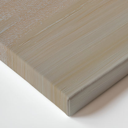 Abstract Minimalist Wall Art Stretched Canvas Print - "Silent Sands"