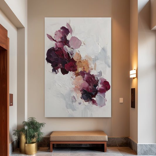 Abstract Floral Digital Download Wall Art - "Wild Bloom"