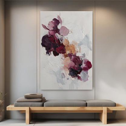 Abstract Floral Digital Download Wall Art - "Wild Bloom"