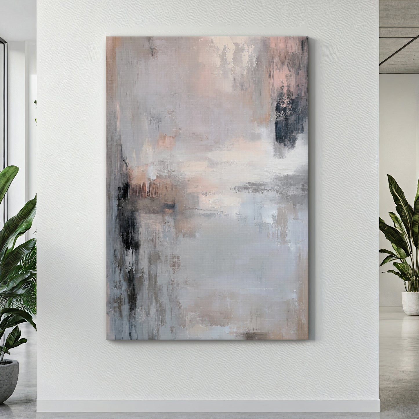 Abstract Digital Download Modern Wall Art - "Soft Horizon"