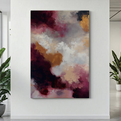 Abstract Luxury Digital Wall Art - "Berry Nebula"