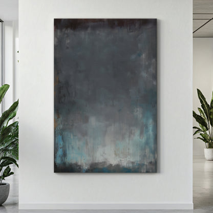 Abstract Minimalist Digital Wall Art - "Submerged Light"
