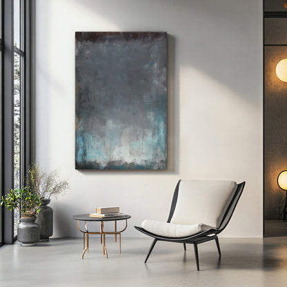 Abstract Minimalist Digital Wall Art - "Submerged Light"