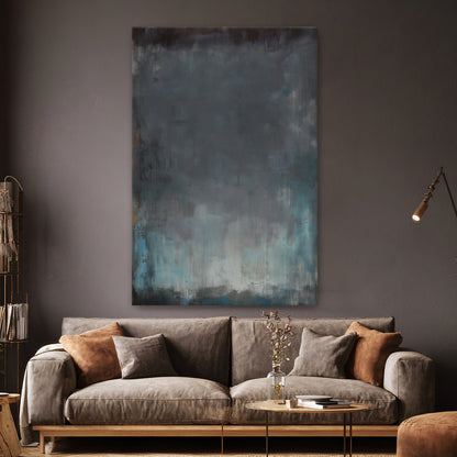 Abstract Minimalist Digital Wall Art - "Submerged Light"