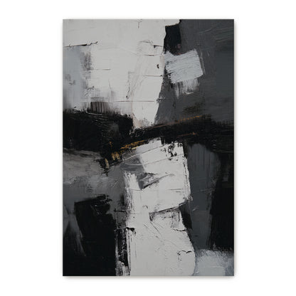 Abstract Geometric Digital Wall Art - "Urban Cipher"