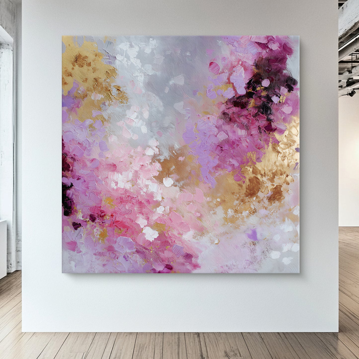 Abstract Luxury Digital Wall Art - "Opulent Haze"