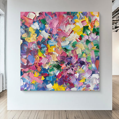 Colorful Abstract Artwork Digital Download Wall Art - "Jubilee Garden"