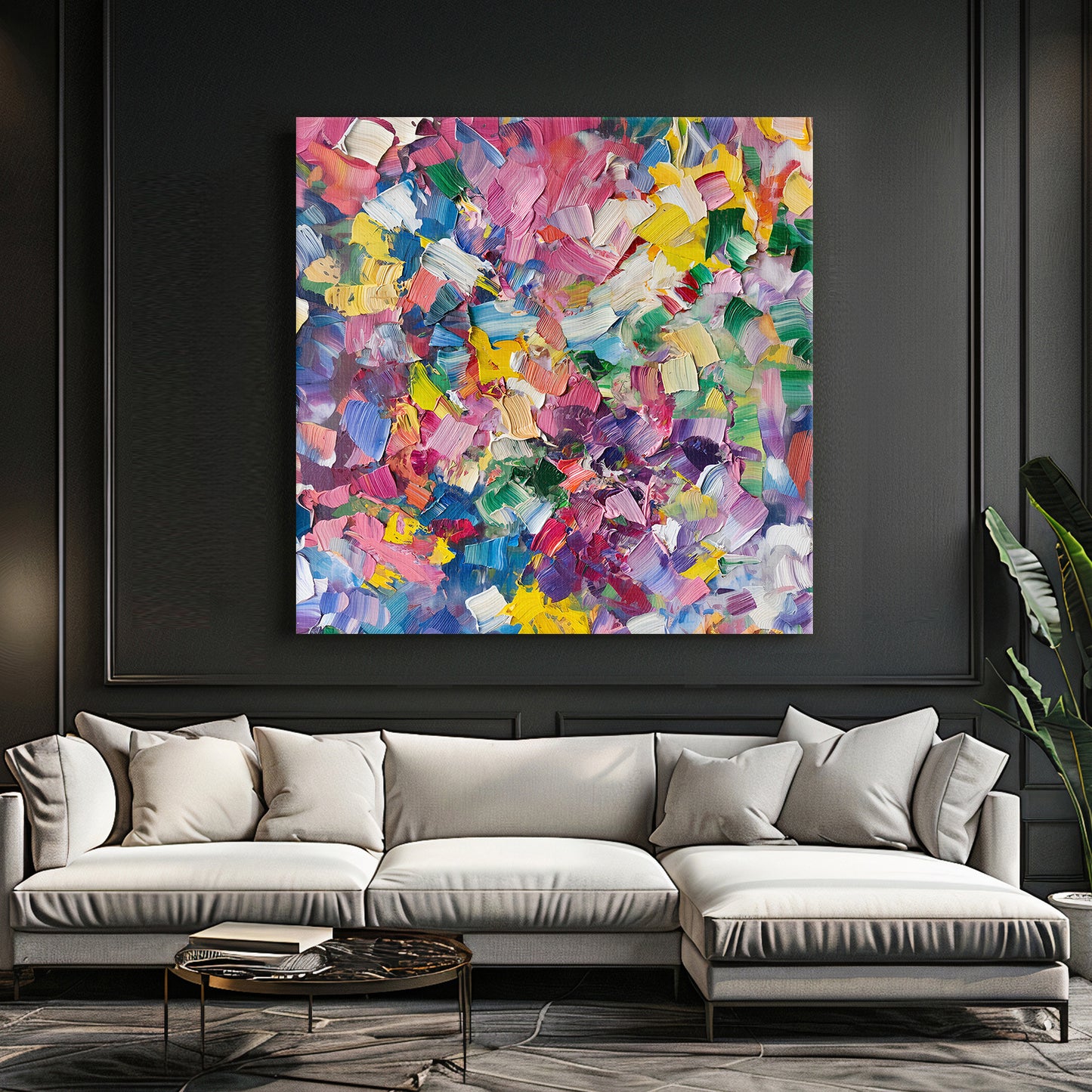 Colorful Abstract Artwork Digital Download Wall Art - "Jubilee Garden"