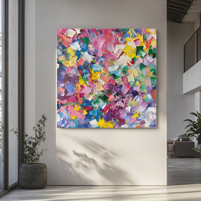 Colorful Abstract Artwork Digital Download Wall Art - "Jubilee Garden"