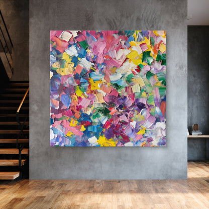 Colorful Abstract Artwork Digital Download Wall Art - "Jubilee Garden"