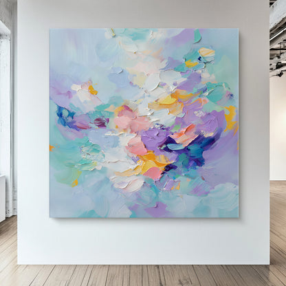 Abstract Artwork Digital Download Wall Art - "Pastel Rhapsody"