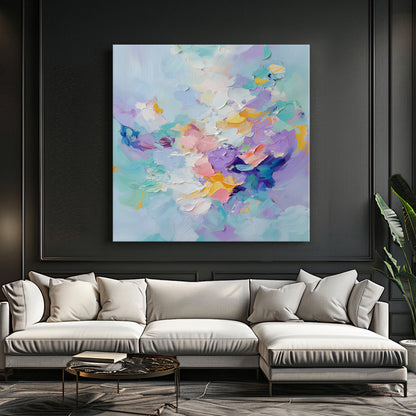 Abstract Artwork Digital Download Wall Art - "Pastel Rhapsody"