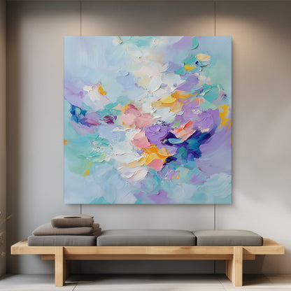 Abstract Artwork Digital Download Wall Art - "Pastel Rhapsody"