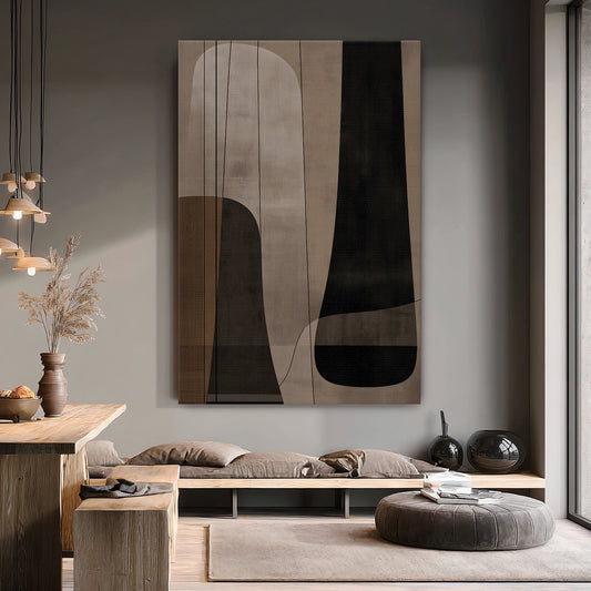 Abstract Canvas Wall Art – Rolled Canvas Print – Silent Balance