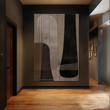Abstract Canvas Wall Art – Stretched Canvas Print – Silent Balance
