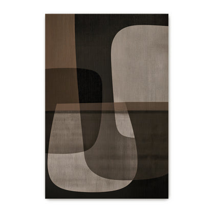 Abstract Wall Art Stretched Canvas Print – Spatial Harmony