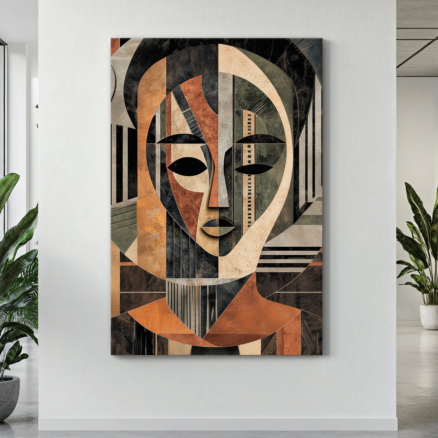 Abstract Face Wall Art Digital Download – "Faces of Heritage"