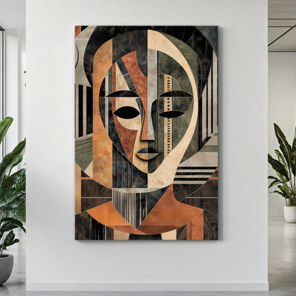 Abstract Face Wall Art Digital Download – "Faces of Heritage"