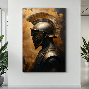 Roman Warrior Wall Art Rolled Canvas - "Temporal Warrior"