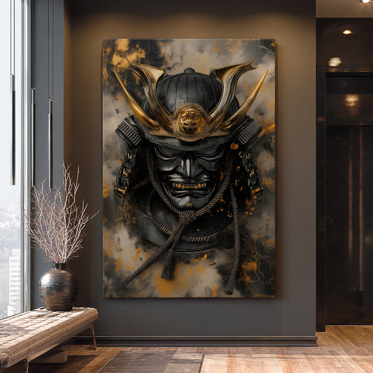 Asian Inspired Wall Art Rolled Canvas - "Kage"