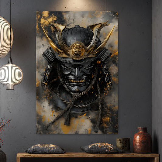 Asian Inspired Wall Art Stretched Canvas - "Kage"