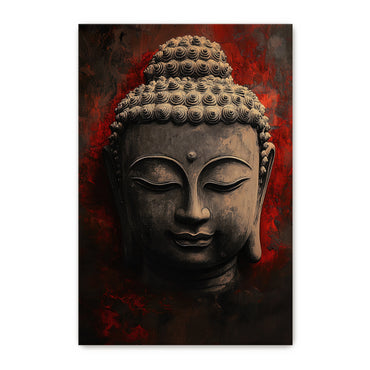 Buddha Wall Art Rolled Canvas - "Eternal Calm"