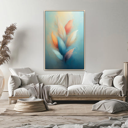 Framed Canvas Wall Art – "Whispers of Light"
