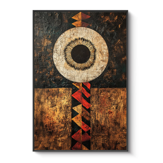 African Inspired Framed Canvas Wall Art – Terra Aether