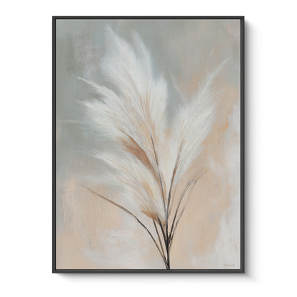 Botanical Framed Canvas Wall Art – Whispering Pampas