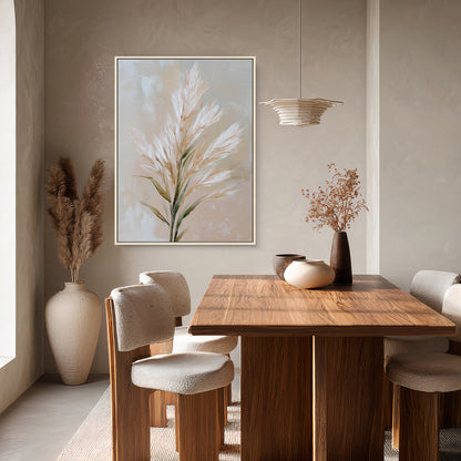 Botanical Framed Canvas Wall Art – Still Meadow