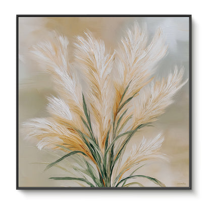 Botanical Framed Canvas Wall Art – Harvest Calm