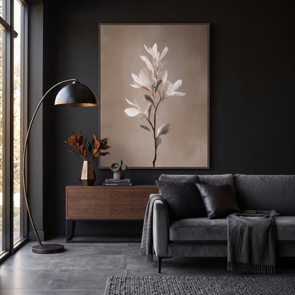 Botanical Framed Canvas Wall Art – Petal Rise