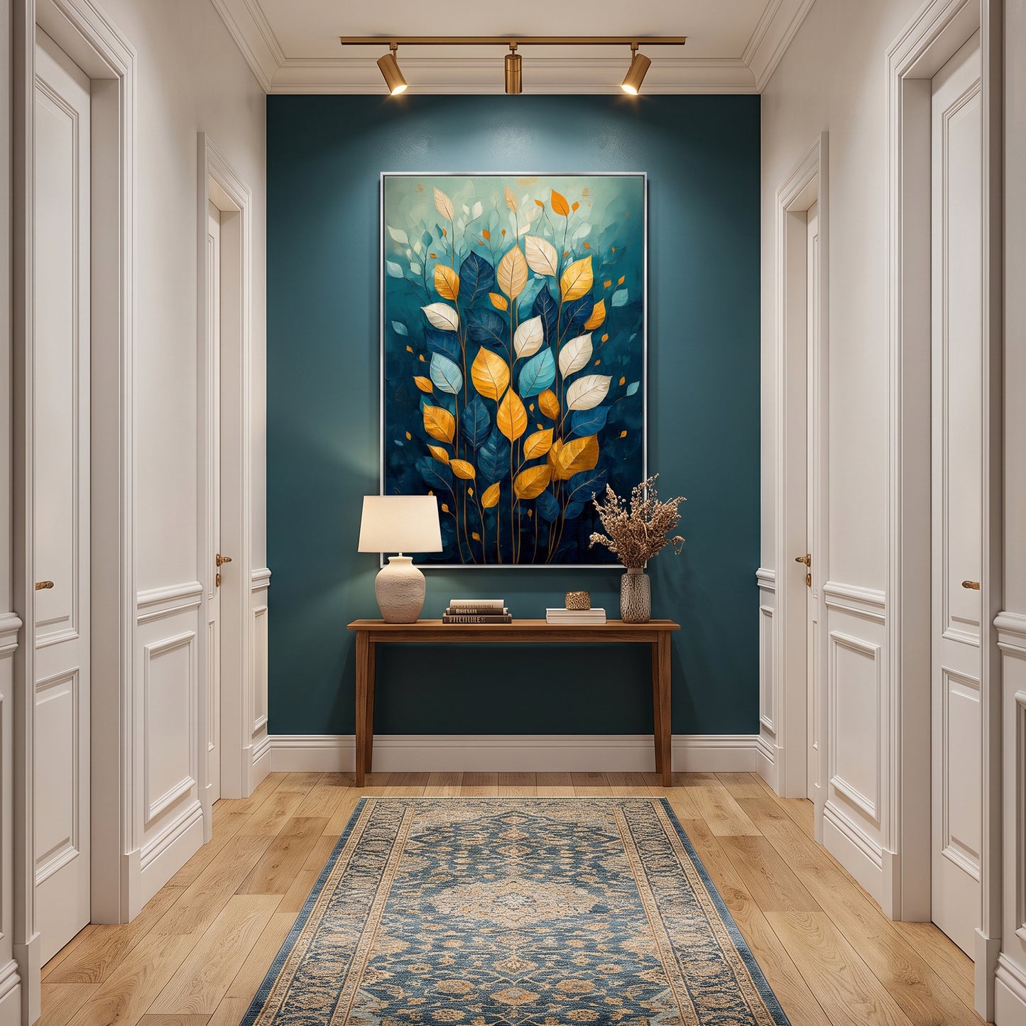 Botanical Framed Canvas Wall Art – Abundant Bloom