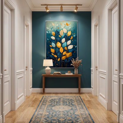 Botanical Framed Canvas Wall Art – Abundant Bloom