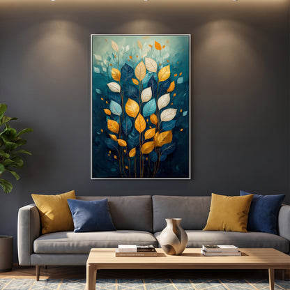 Botanical Framed Canvas Wall Art – Abundant Bloom