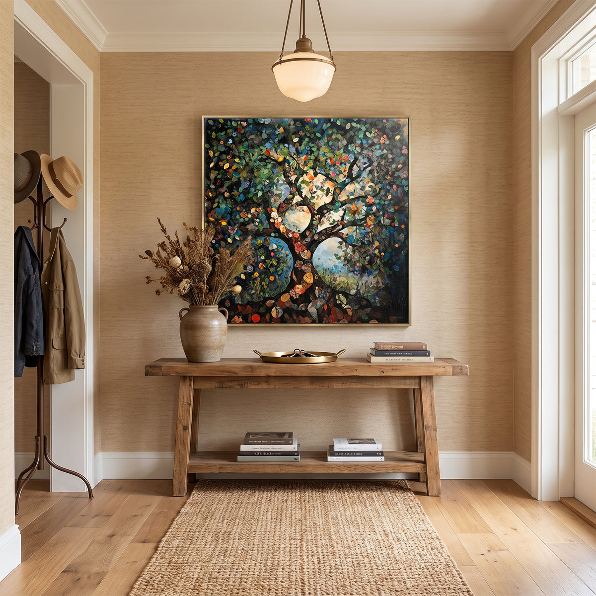 Tree of Life Framed Canvas Wall Art – The Living Tree