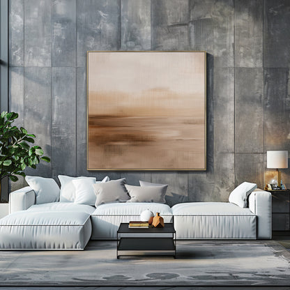 Abstract Framed Canvas Wall Art – Desert Reverie