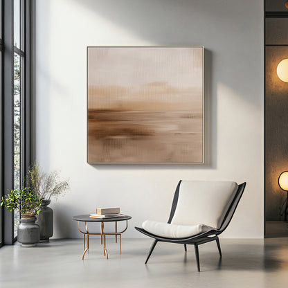 Abstract Framed Canvas Wall Art – Desert Reverie